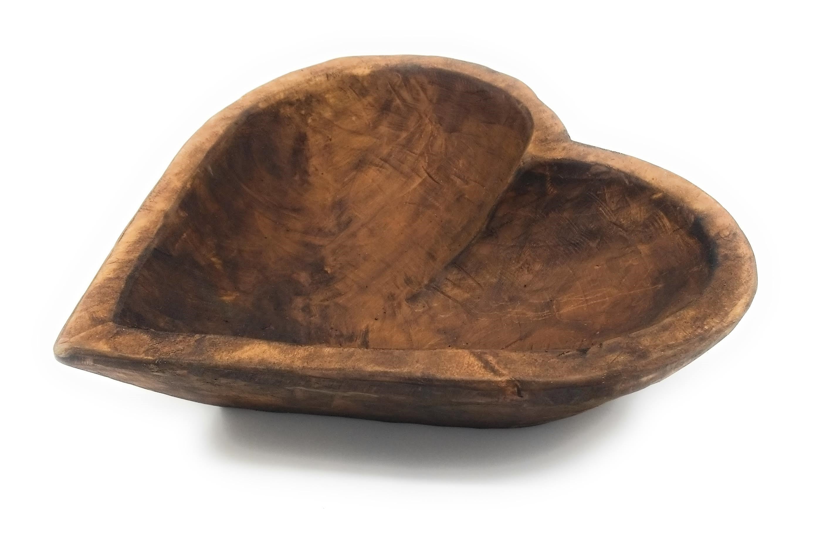 Bundle Deal- Large Heart Bowl + Itty Bitty Heart Bowl Bundle Rustic Heart Dough Bowl Bundle - Ranch Junkie Mercantile LLC
